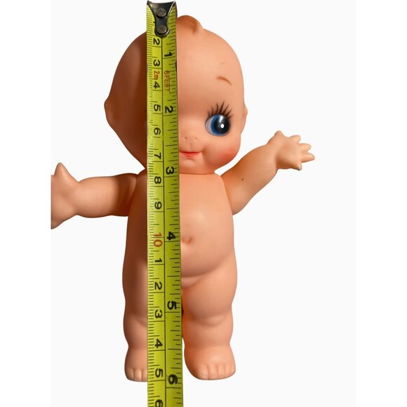 Kewpie Rubber Doll 7 Inch With Blue Eyes & Adorable Expression - Picture 12 of 12